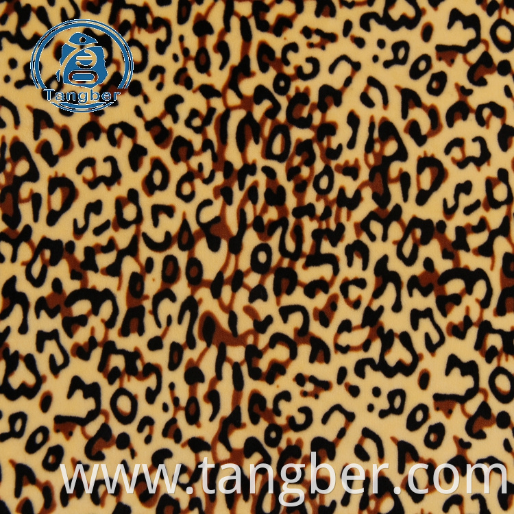 animal print polar fleece fabric